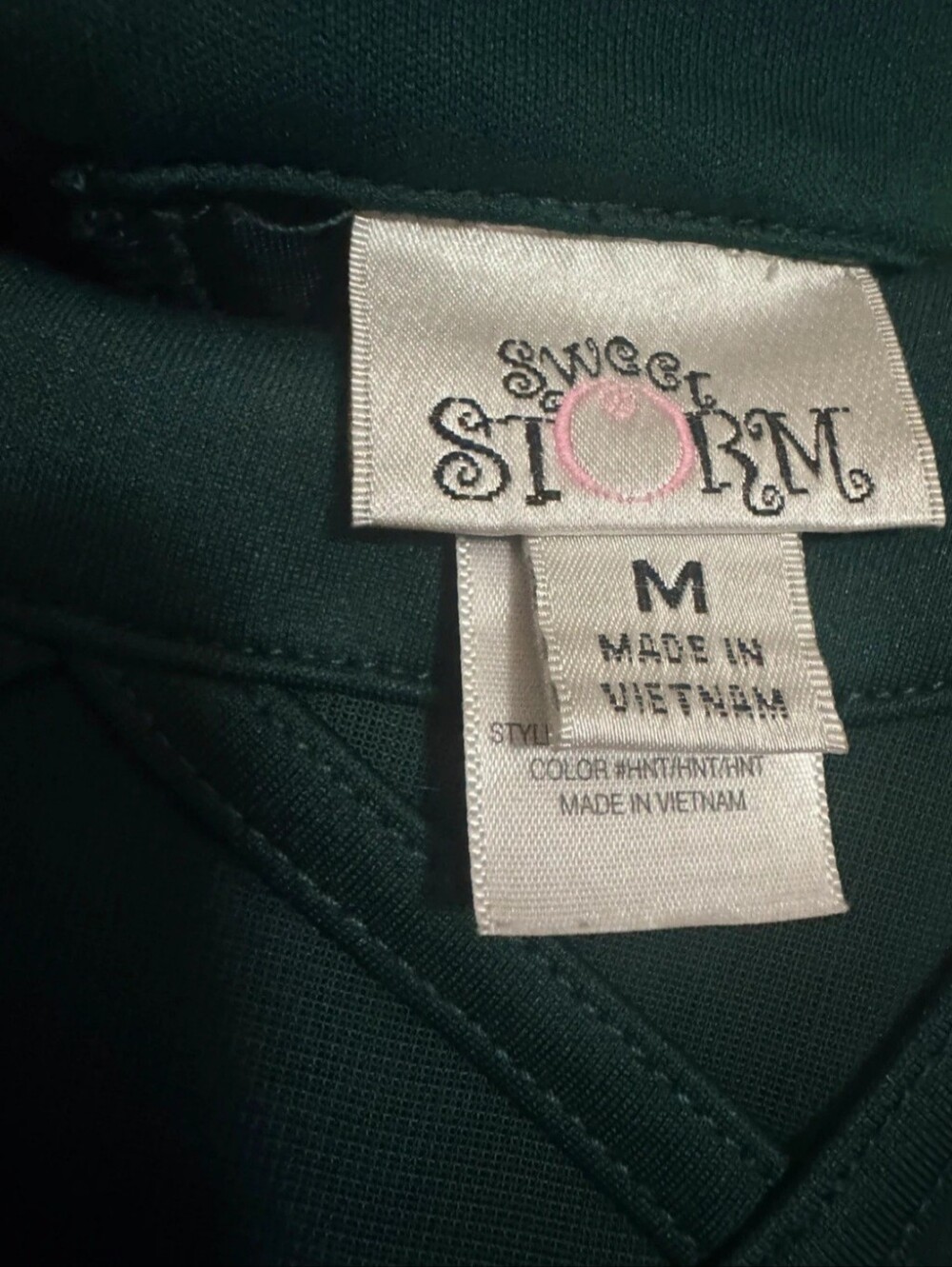 Sweet Storm Emerald Green High-Low Jumpsuit Dress M - Picture 4 of 8